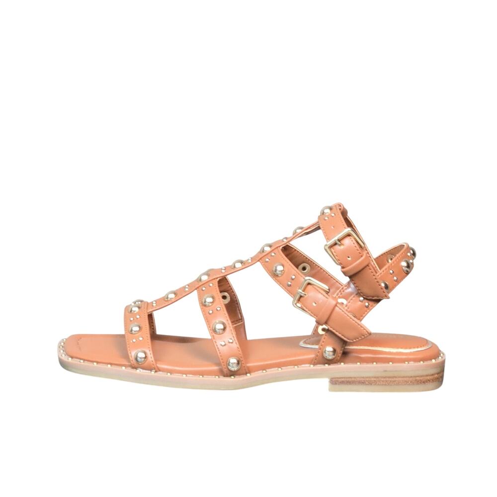 Kenneth Cole Women's Ruby Gladiator Sandals Cognac Size 6.5 NIB